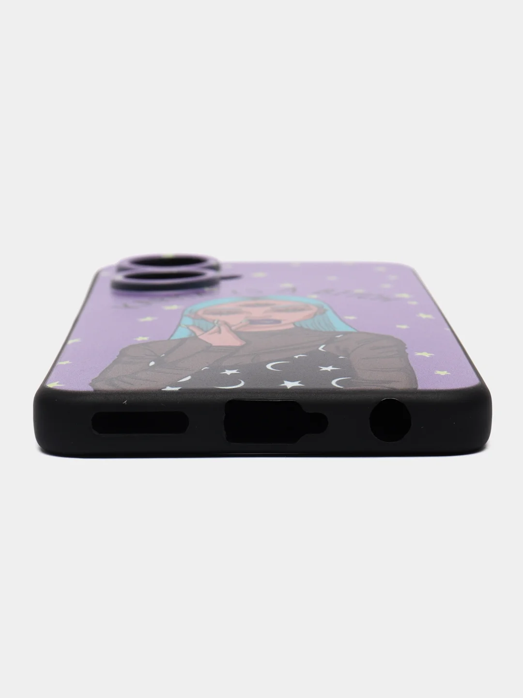 Пурпурный чехол для Tecno Camon 19 / 19 Pro, с принтом, с рисунком (Техно Камон 19 Про)