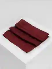 Бордовый палантин жаккардовый