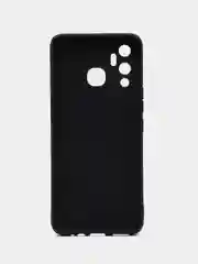 Тёмно-бирюзовый силиконовый чехол для Infinix HOT 12 PLAY NFC, с принтом, с рисунком (Хот 12 Плей)