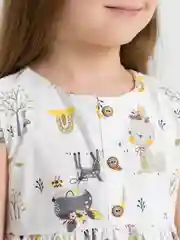 Белый сарафан летний, детский