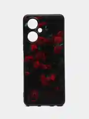 Оранжевый чехол для Tecno Camon 19 / 19 Pro, с принтом, с рисунком (Техно Камон 19 Про)