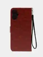 Багровый чехол-книжка с магнитной застежкой для Tecno Spark 9 Pro (Техно Спарк 9 Про)