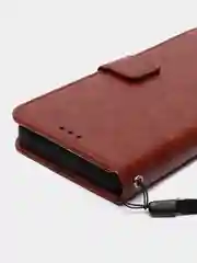 Багровый чехол-книжка с магнитной застежкой для Tecno Spark 9 Pro (Техно Спарк 9 Про)