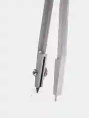Серый металлический циркуль