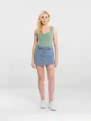 Юбка-шорты женские джинсовые, Denim