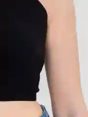 Черный топ женский