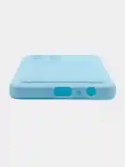 Ледяной силиконовый чехол для Honor X8 4G (Хонор Х8 4г / Икс 8), с карманом для карт, прозрачный