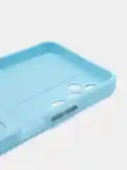 Ледяной силиконовый чехол для Tecno POVA Neo 2 (Техно Пова Нео 2), прозрачный с карманом для карт