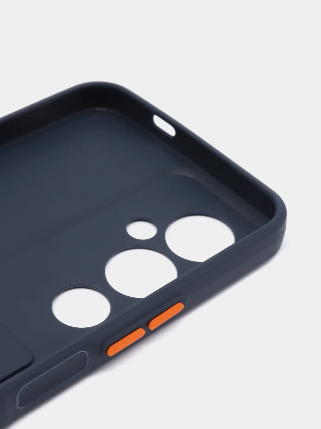 Морской силиконовый чехол для Tecno Pova 4 Pro (Техно Пова 4 Про), с карманом для карт, прозрачный