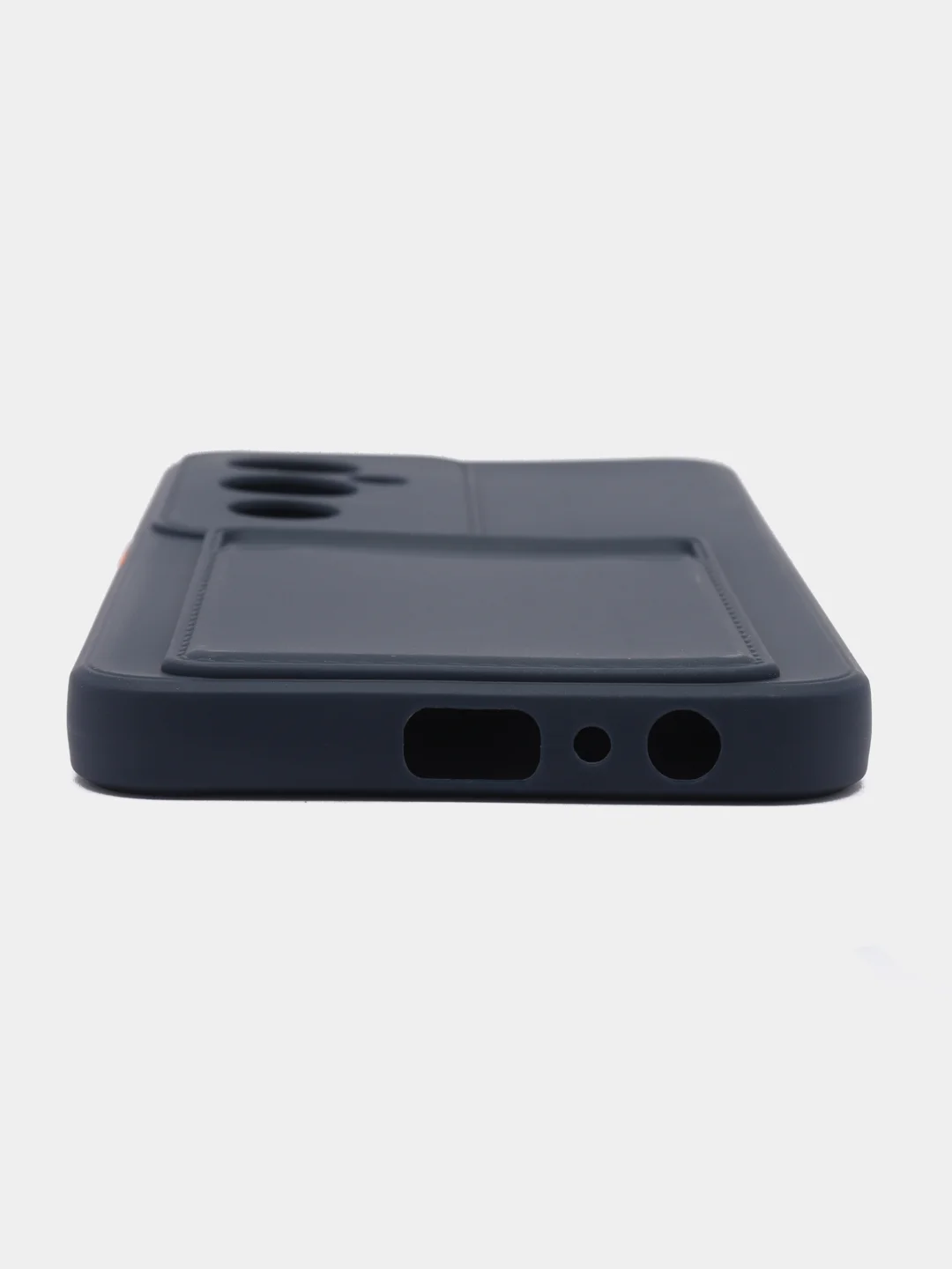 Морской силиконовый чехол для Tecno Pova 4 Pro (Техно Пова 4 Про), с карманом для карт, прозрачный