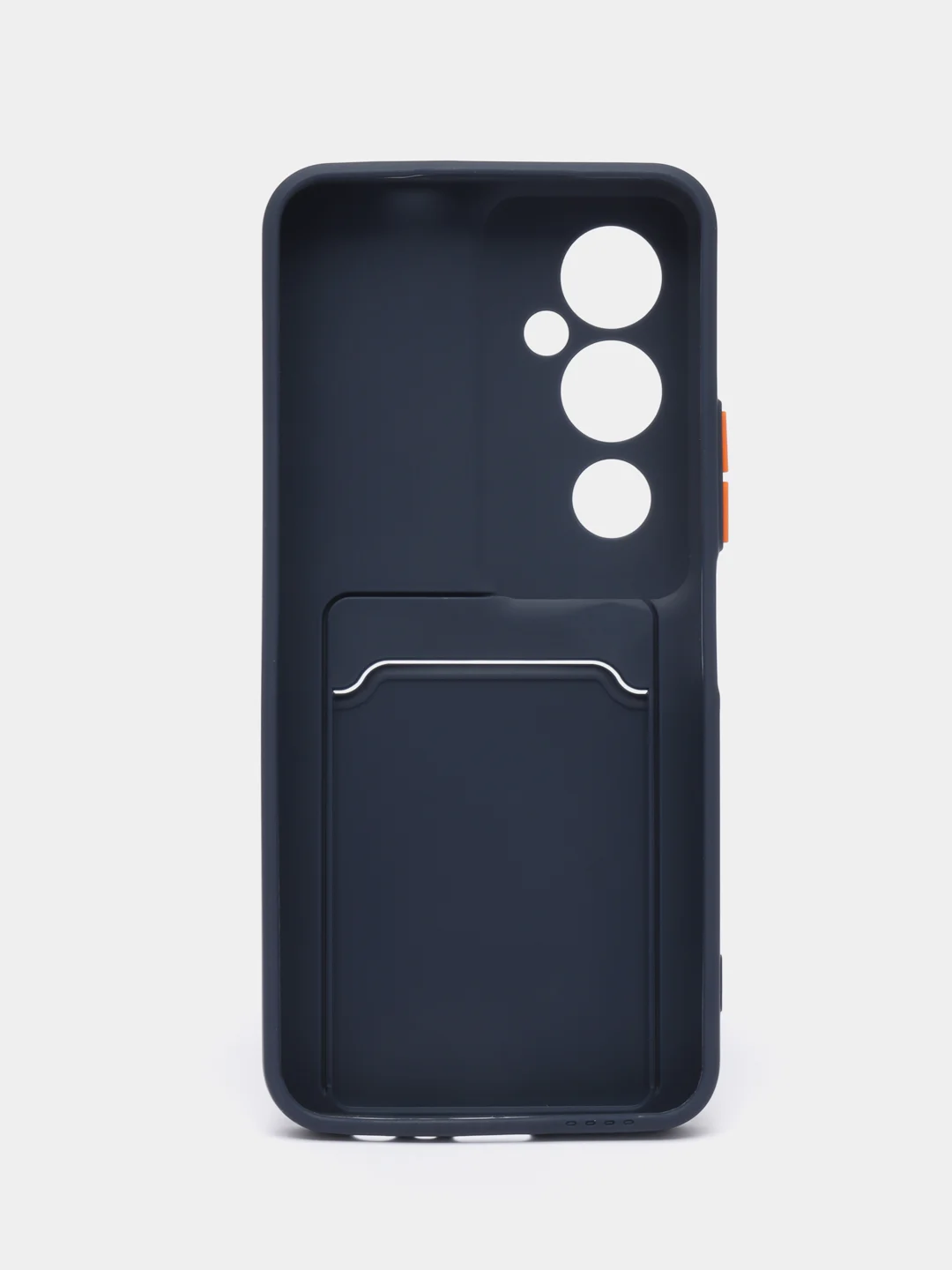 Морской силиконовый чехол для Tecno Pova 4 Pro (Техно Пова 4 Про), с карманом для карт, прозрачный
