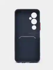 Морской силиконовый чехол для Tecno Pova 4 Pro (Техно Пова 4 Про), с карманом для карт, прозрачный
