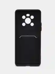 Черный чехол для HONOR X9 (Хонор Х9/Хонор Икс 9), с карманом для карт