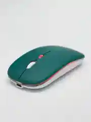 Зеленый беспроводная мышь, бесшумная