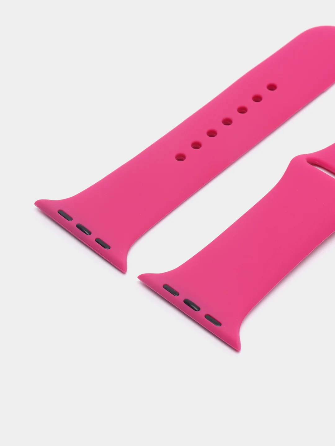 Силиконовый ремешок+чехол-накладка со стеклом для Apple watch 1, 2, 3, 4, 5, 6, 7, 8, se