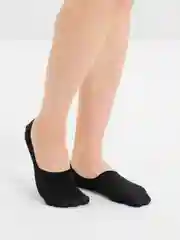 Черный следки мужские с силиконом, хлопковые, классические цвета