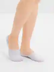 Белый следки мужские с силиконом, хлопковые, классические цвета