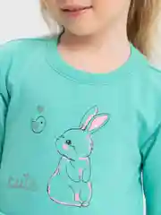 Мятный платье для девочек c длинным рукавом