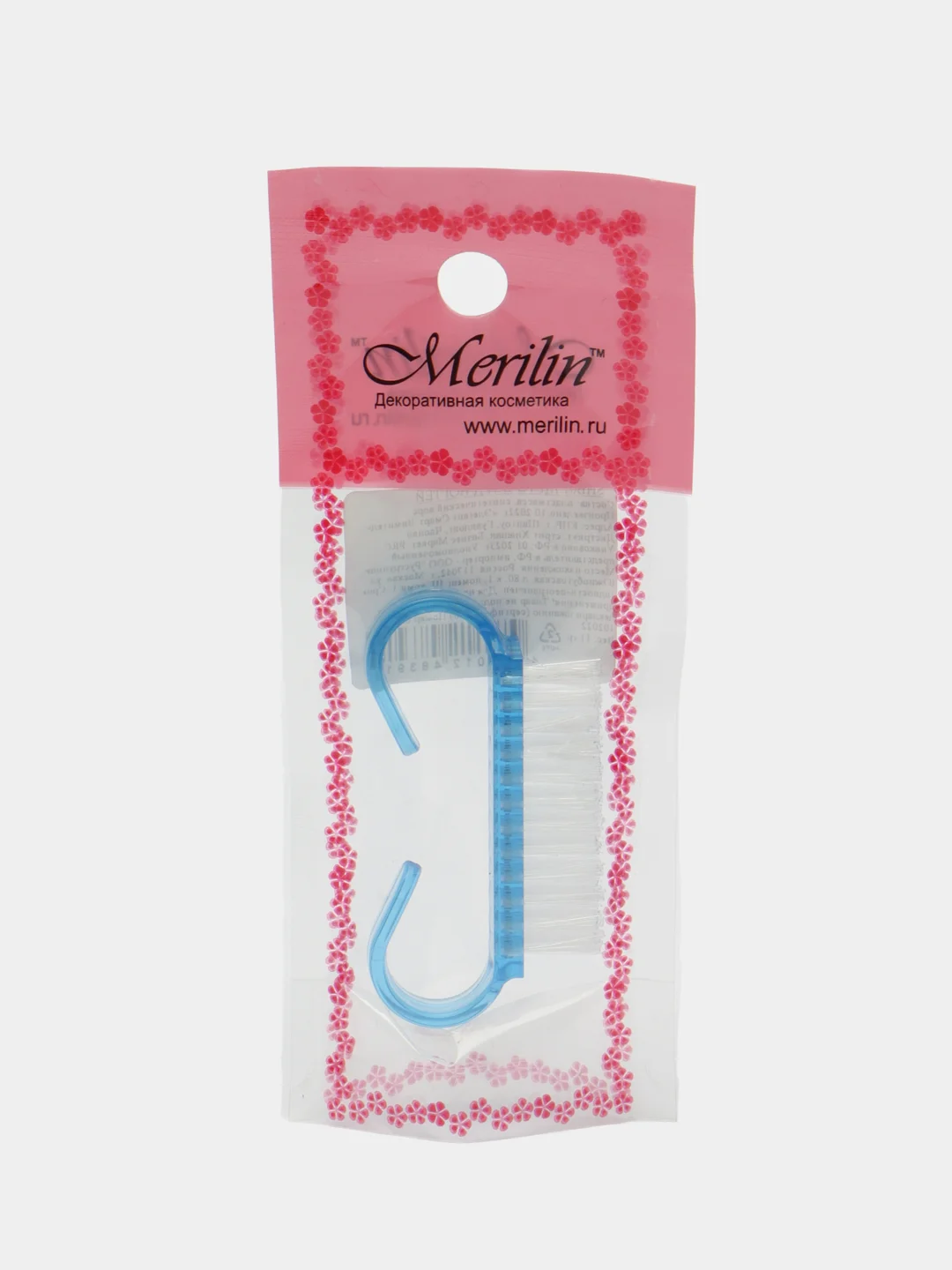 Розовый щеточка для маникюра и педикюра, 6*5 см
