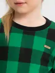 Зеленый джемпер для девочки