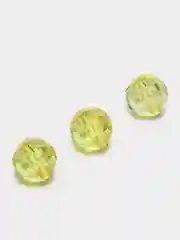 Желтый акриловые бусины с гранями, 10 мм
