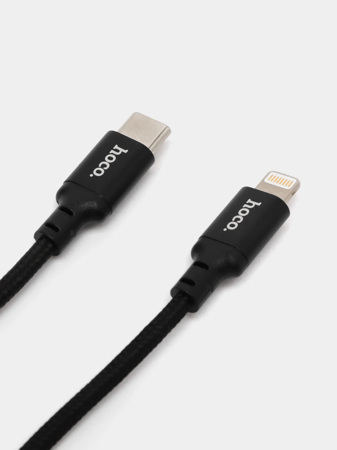 Кабель для быстрой зарядки Hoco X14 PD20W Type-C to Lightning, 1 метр, чёрный
