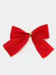 Красный елочное украшение бантики