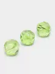 Зеленый акриловые бусины с гранями, 10 мм