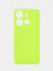 Салатовый чехол для Tecno Spark Go 2023 и Tecno Pop 7 Pro силиконовый, матовый, с защитой камеры