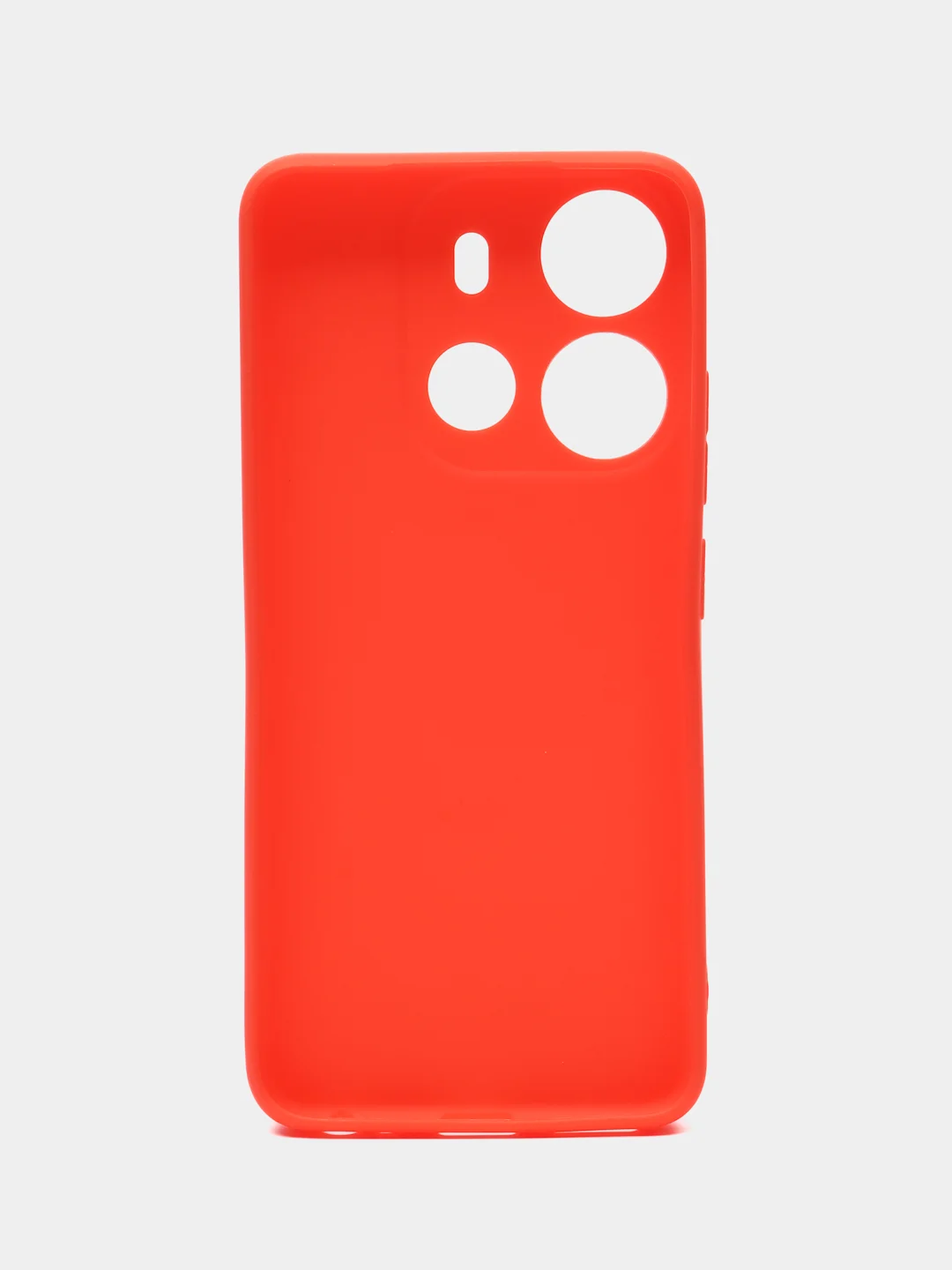 Оранжевый чехол для Tecno Spark Go 2023 и Tecno Pop 7 Pro силиконовый, матовый, с защитой камеры