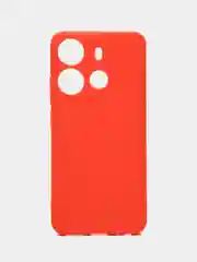Оранжевый чехол для Tecno Spark Go 2023 и Tecno Pop 7 Pro силиконовый, матовый, с защитой камеры