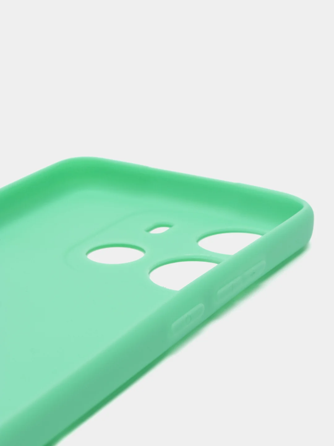 Бирюзовый чехол для Tecno Spark Go 2023 и Tecno Pop 7 Pro силиконовый, матовый, с защитой камеры