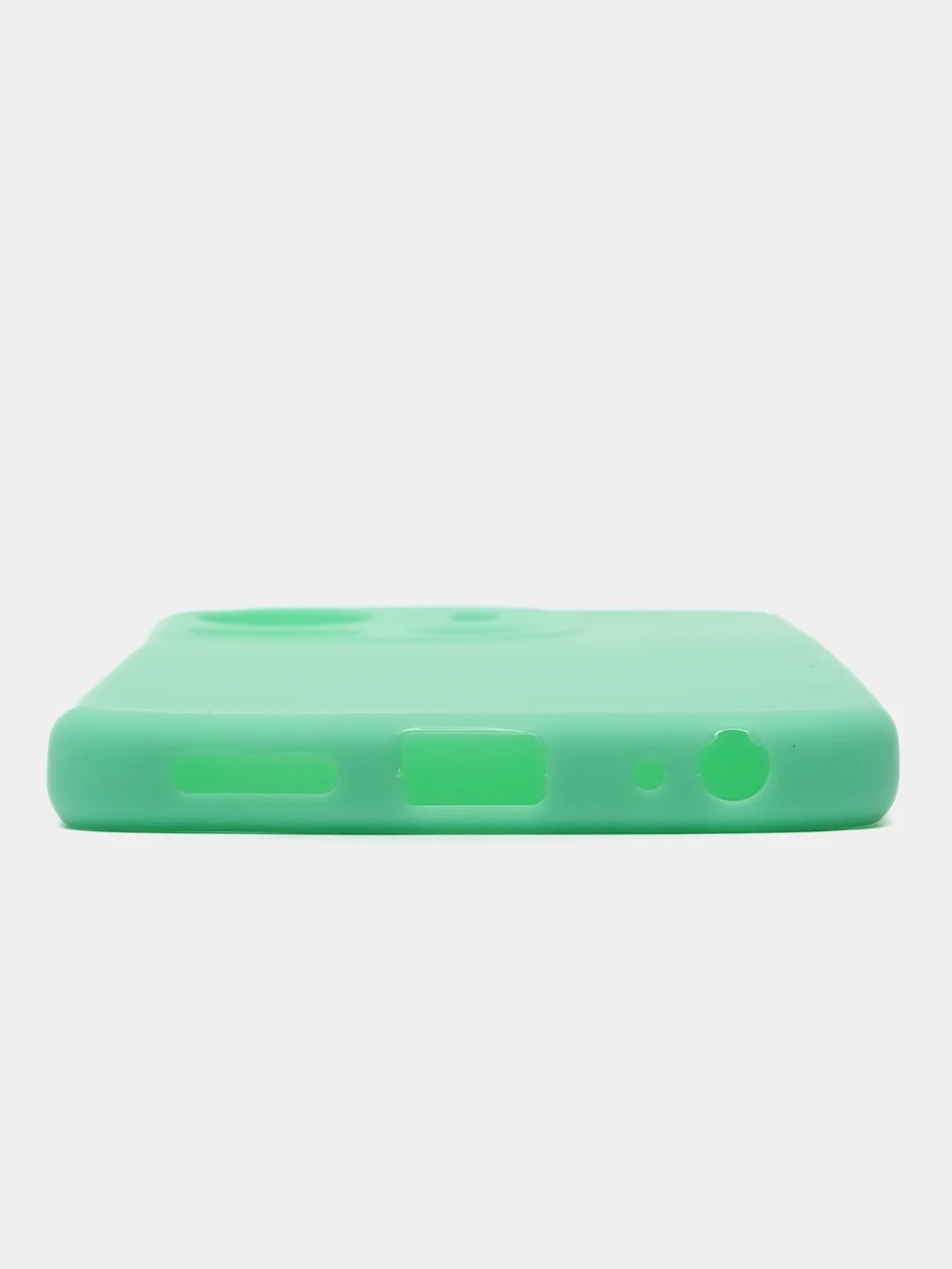 Бирюзовый чехол для Tecno Spark Go 2023 и Tecno Pop 7 Pro силиконовый, матовый, с защитой камеры