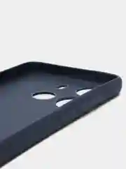 Темно-синий чехол для Tecno Spark Go 2023 и Tecno Pop 7 Pro силиконовый, матовый, с защитой камеры