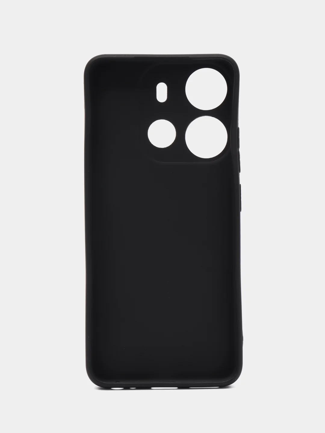Черный чехол для Tecno Spark Go 2023 и Tecno Pop 7 Pro силиконовый, матовый, с защитой камеры