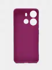 Аметистовый чехол для Tecno Spark Go 2023 и Tecno Pop 7 Pro силиконовый, матовый, с защитой камеры
