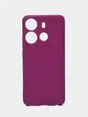 Аметистовый чехол для Tecno Spark Go 2023 и Tecno Pop 7 Pro силиконовый, матовый, с защитой камеры