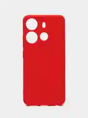 Алый чехол для Tecno Spark Go 2023 и Tecno Pop 7 Pro силиконовый, матовый, с защитой камеры