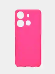 Фуксия чехол для Tecno Spark Go 2023 и Tecno Pop 7 Pro силиконовый, матовый, с защитой камеры