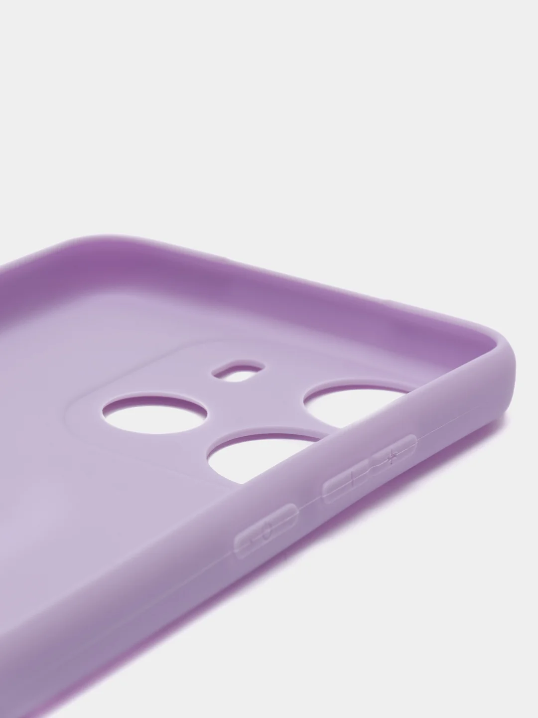 Сиреневый чехол для Tecno Spark Go 2023 и Tecno Pop 7 Pro силиконовый, матовый, с защитой камеры