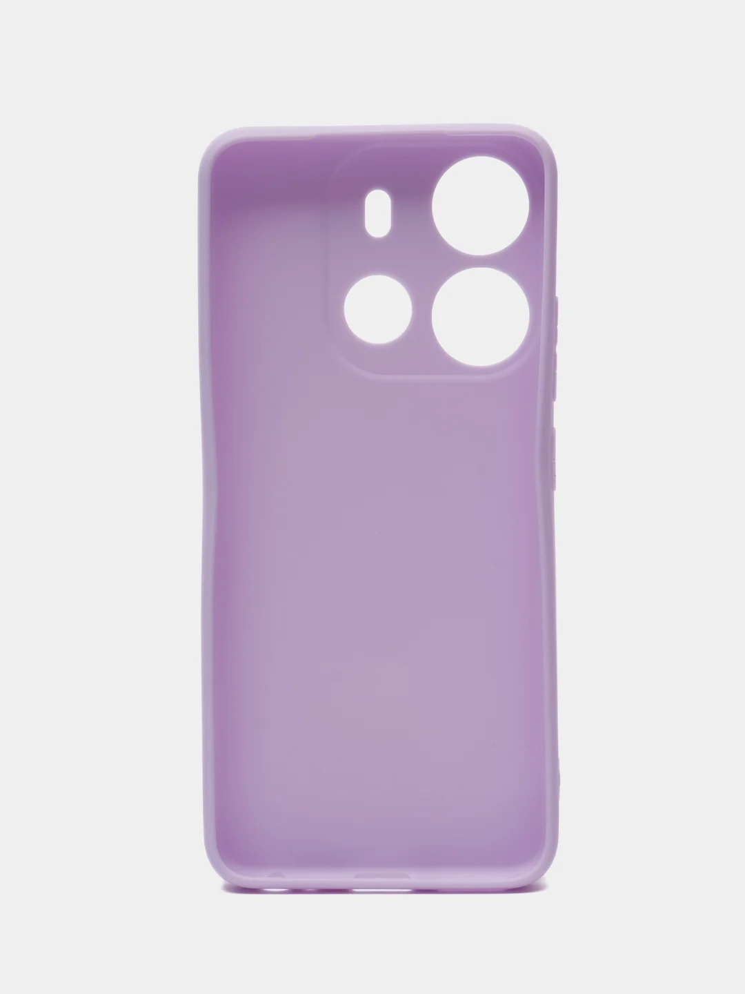 Сиреневый чехол для Tecno Spark Go 2023 и Tecno Pop 7 Pro силиконовый, матовый, с защитой камеры