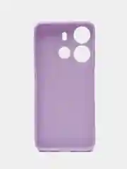 Сиреневый чехол для Tecno Spark Go 2023 и Tecno Pop 7 Pro силиконовый, матовый, с защитой камеры