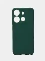 Зеленый чехол для Tecno Spark Go 2023 и Tecno Pop 7 Pro силиконовый, матовый, с защитой камеры