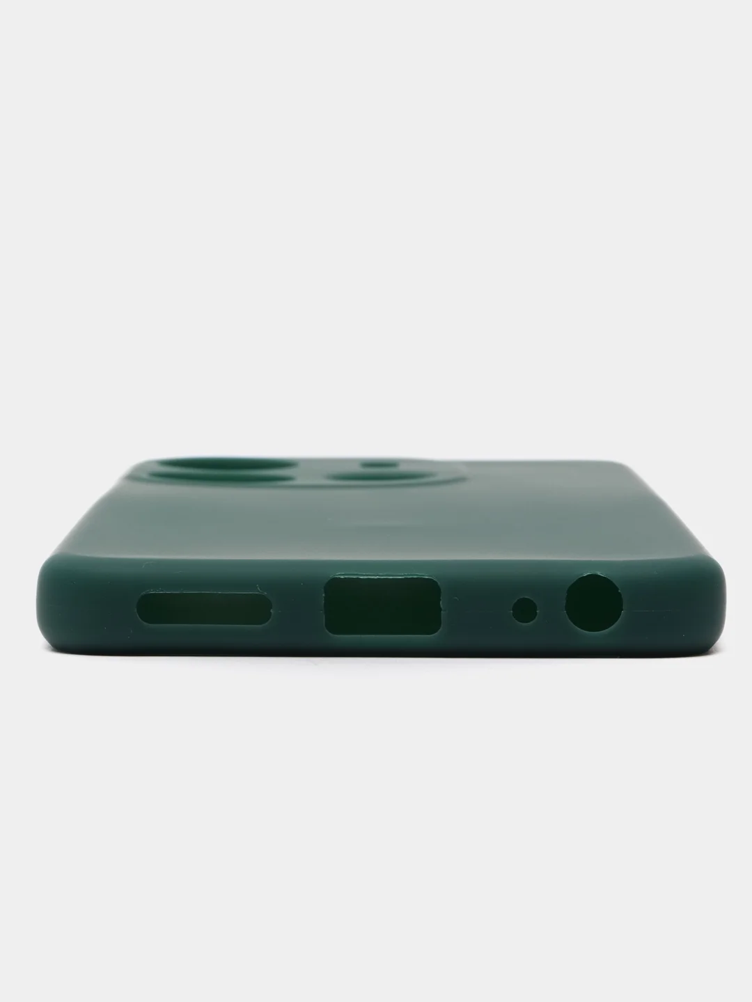 Зеленый чехол для Tecno Spark Go 2023 и Tecno Pop 7 Pro силиконовый, матовый, с защитой камеры