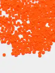 Оранжевый бисер чешский Preciosa № 10 Transparent Matt, матовый