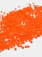 Оранжевый бисер чешский Preciosa № 10 Transparent Matt, матовый