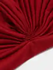 Вишнёвый шапочка для плавания для бассейна женская, тканевая