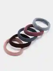 Резинки для волос, бесшовные, 5 штук