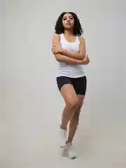 Белый майка женская спортивная
