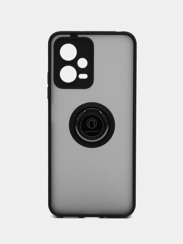 Чехол противоударный для Xiaomi Poco X5 5G, Xiaomi Redmi Note 12 5G, с магнитом и кольцом